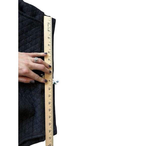 Marine Layer Women’s Quilted Charcoal Gray Joggers size Large L - Picture 4 of 7